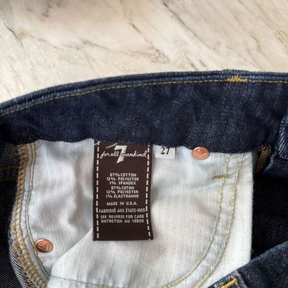 7 For All Mankind A-Pocket Flare Denim Jeans Women’s size 27 - Picture 4 of 7